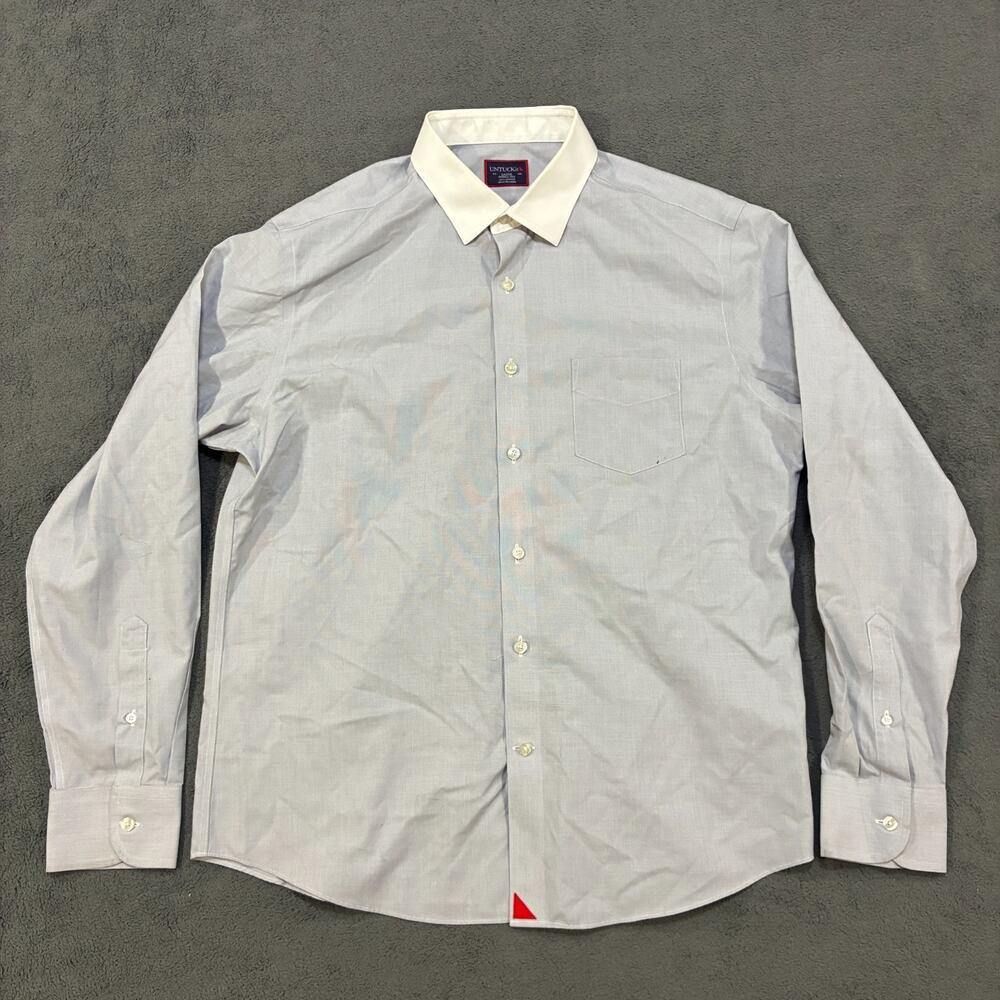 UNTUCKit Light Gray Long Sleeve Button Up Casual Shirt Men’s Size Large